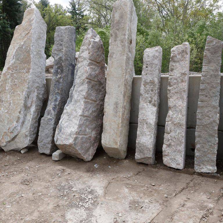 Reclaimed Granite Hand Split Posts