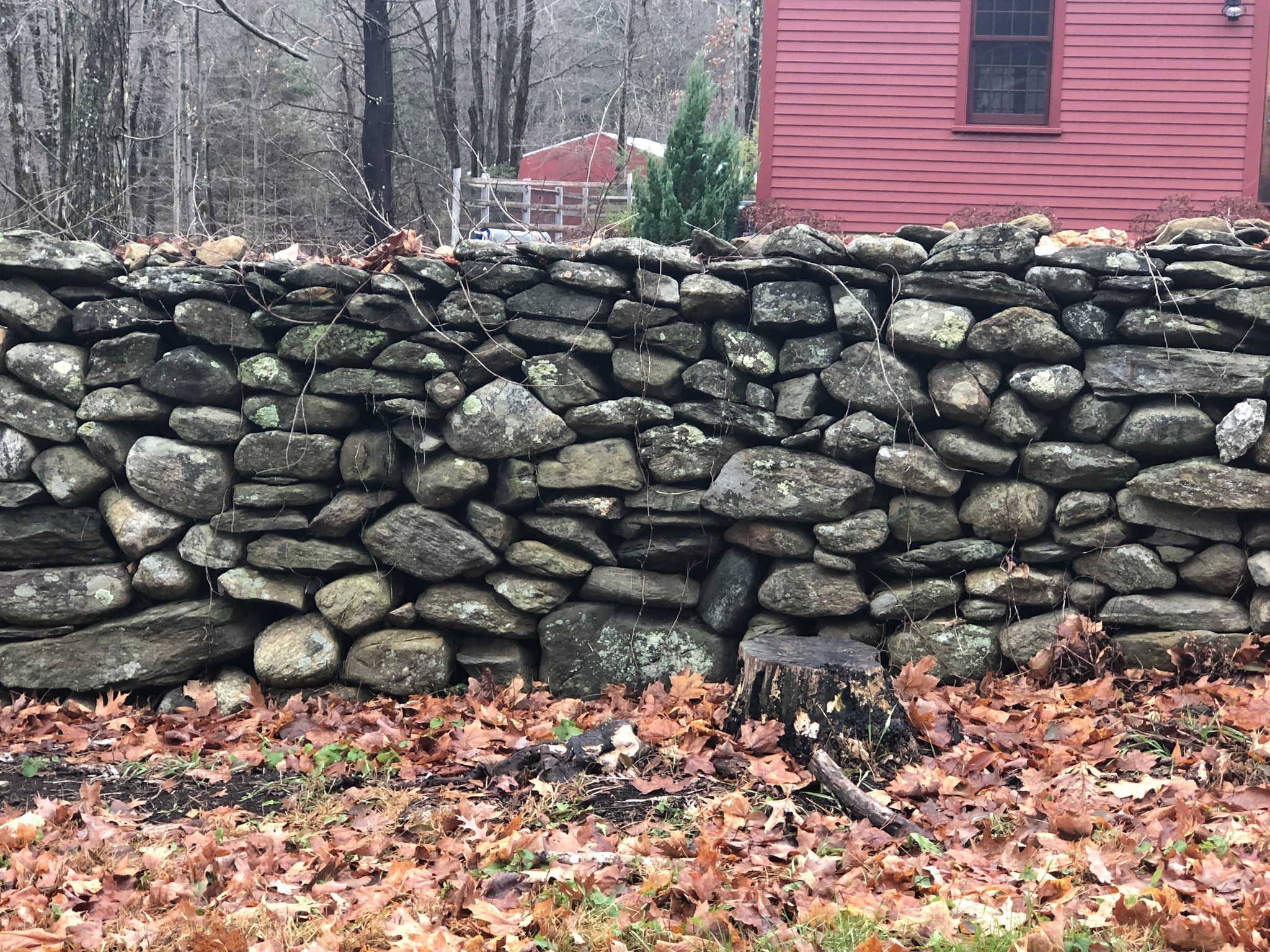 Chilling Stones, New England fieldstone